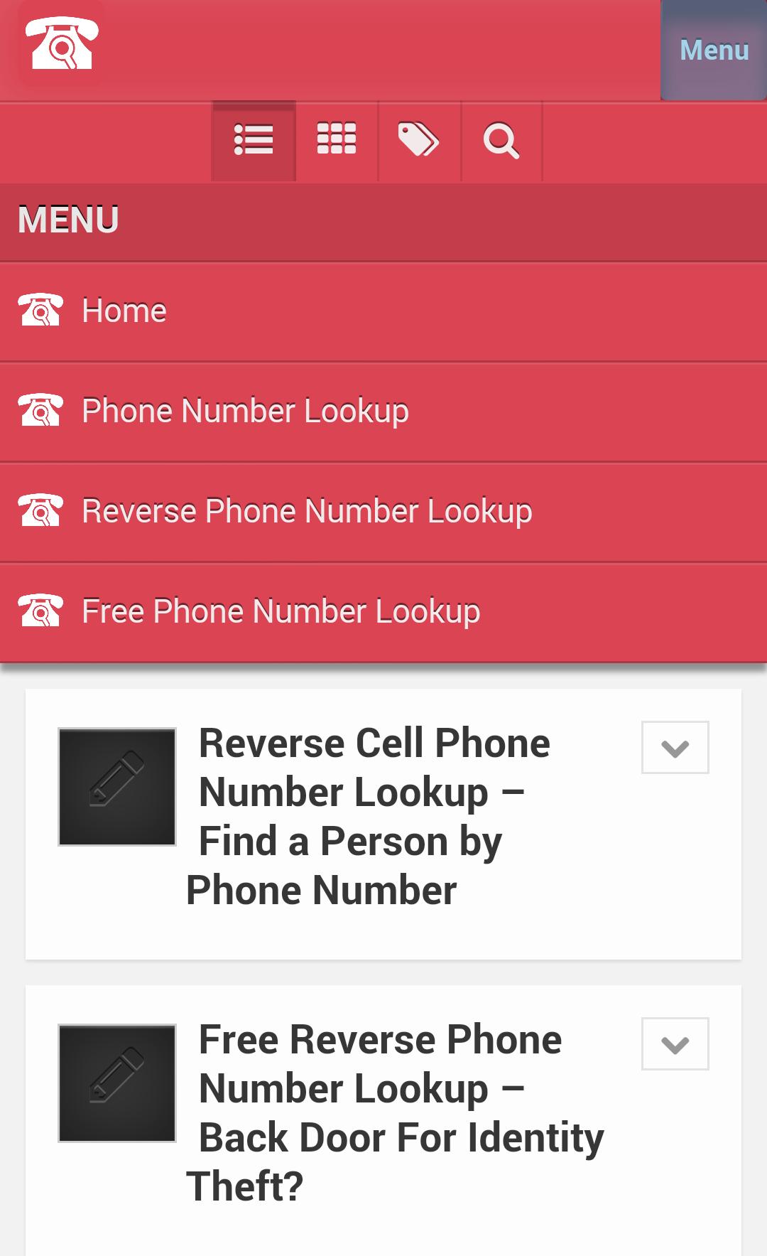 Phone Number Lookup