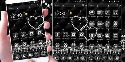 Black Lace Leopard Theme