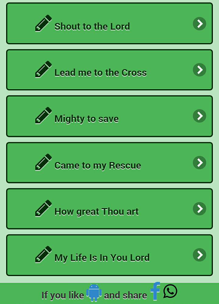 Christian Karaoke Songs