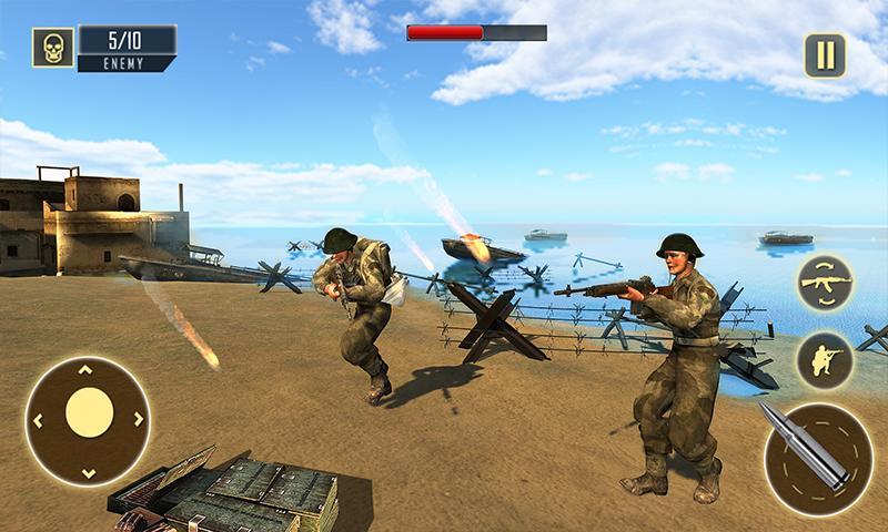 World War 2 Army Squad Heroes : Fps Shooting Games