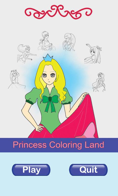 Princess Coloring Land