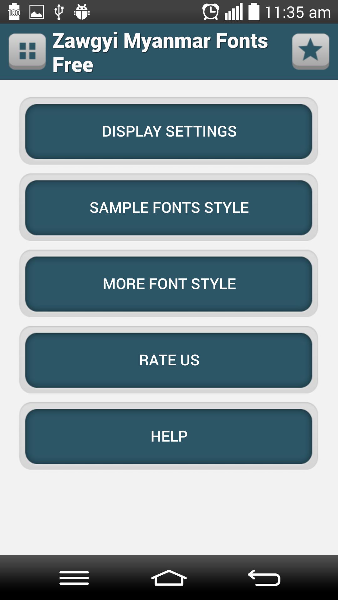 Zawgyi Myanmar Fonts Free