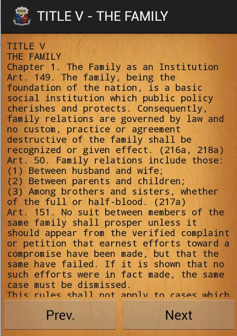 Civil law of Philippines