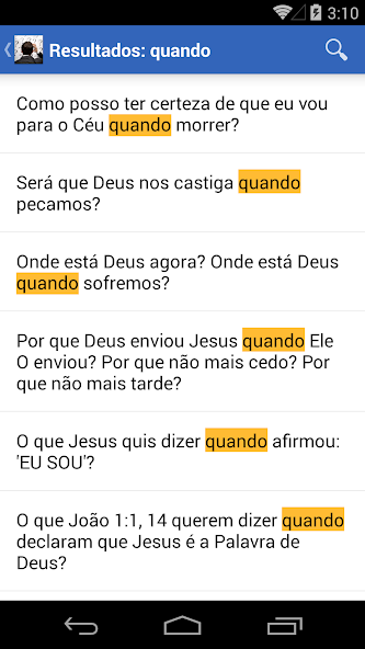 Tens Perguntas?
