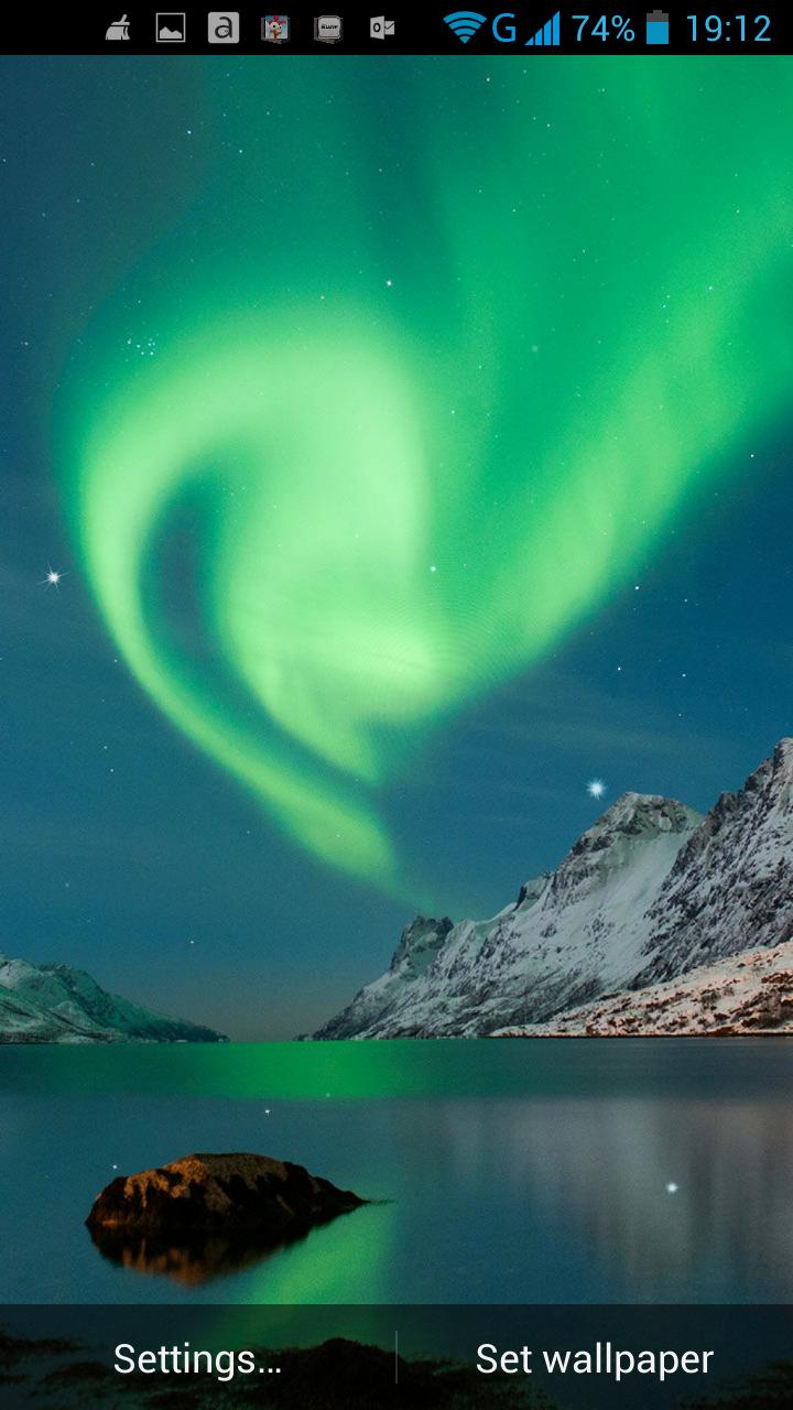 Northern Lights Live Wallpaper