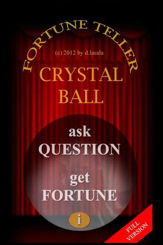 Fortune Teller Crystal Ball LT