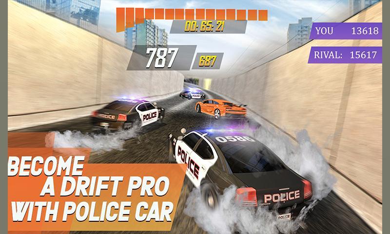 Police Car Drift Racing Simulator 3D