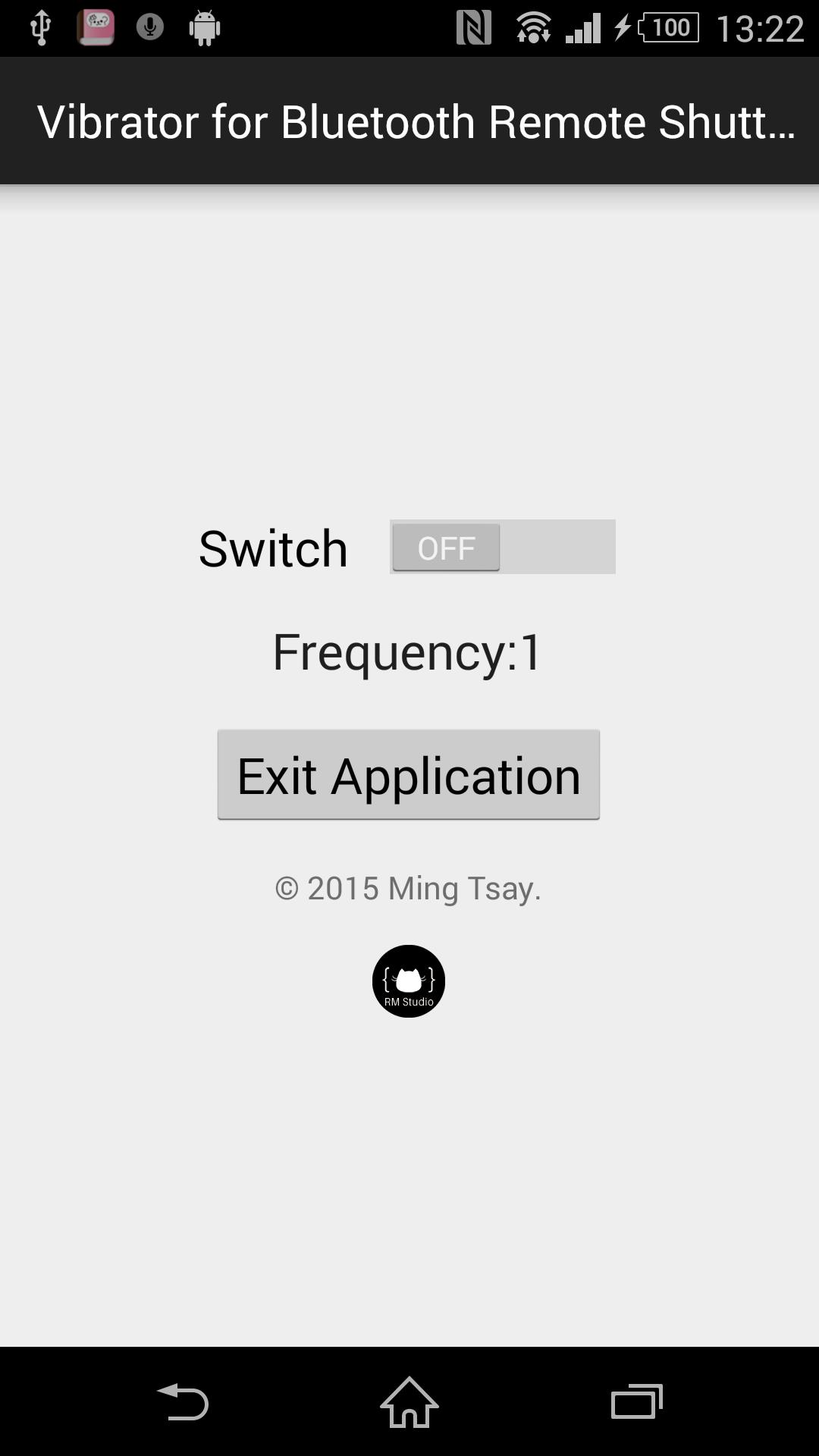 Vibrator for BT Remote Shutter