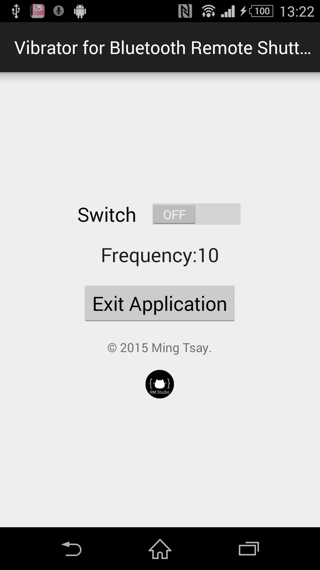 Vibrator for BT Remote Shutter