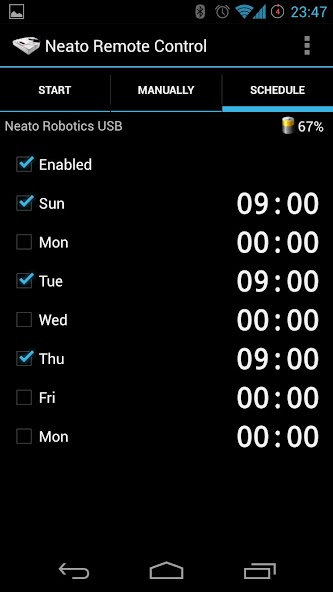 Remote Control for Neato Robot
