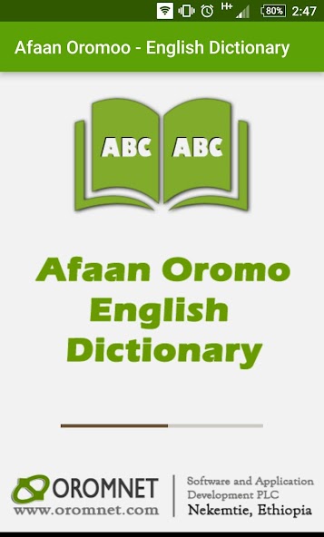 Afan Oromo English Dictionary