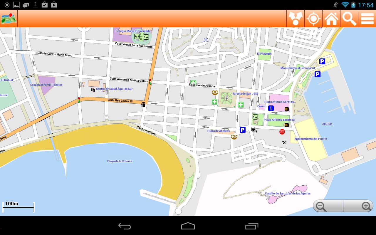 Costa Calida Offline mappa Map