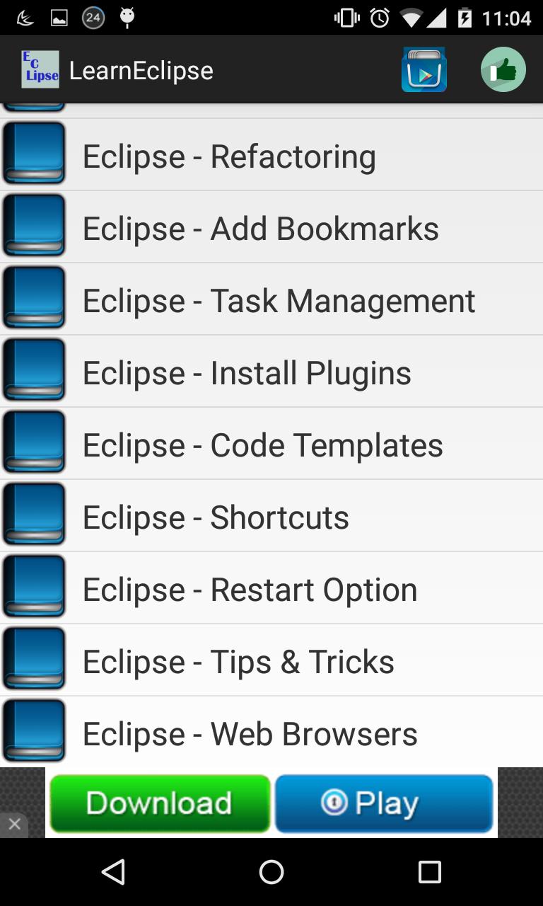 Learn Eclipse