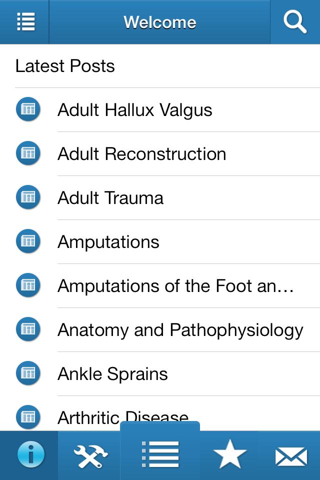Orthopaedic Book App