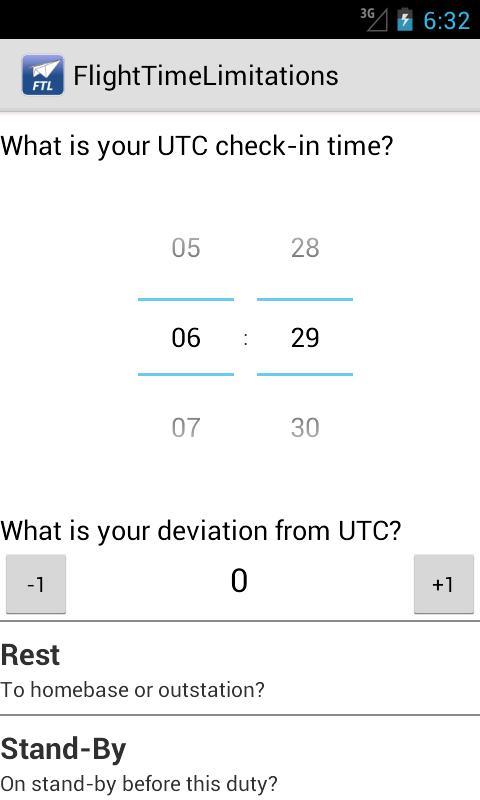 Flight Time Limitations