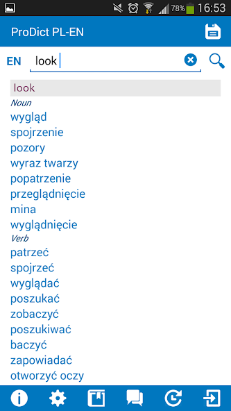 Polish - English dictionary