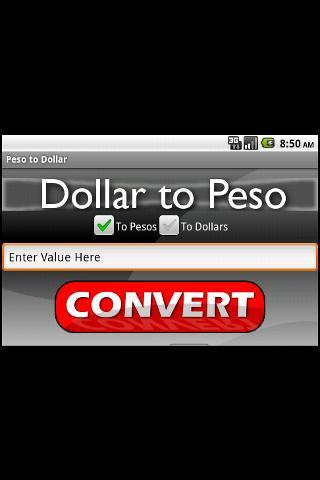 Peso to Dollar