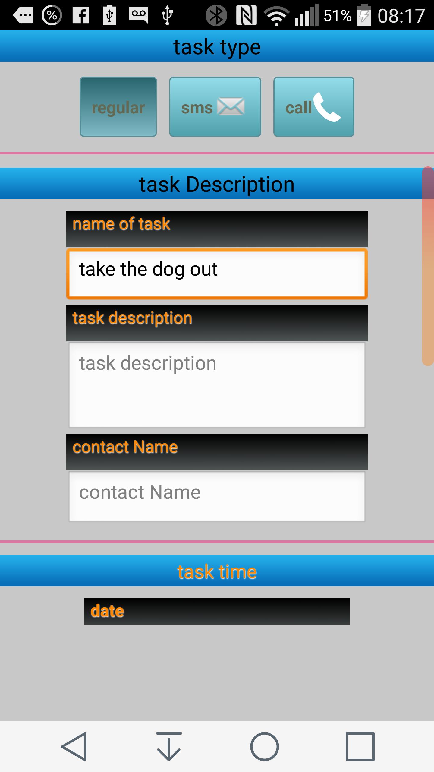 simple task reminder