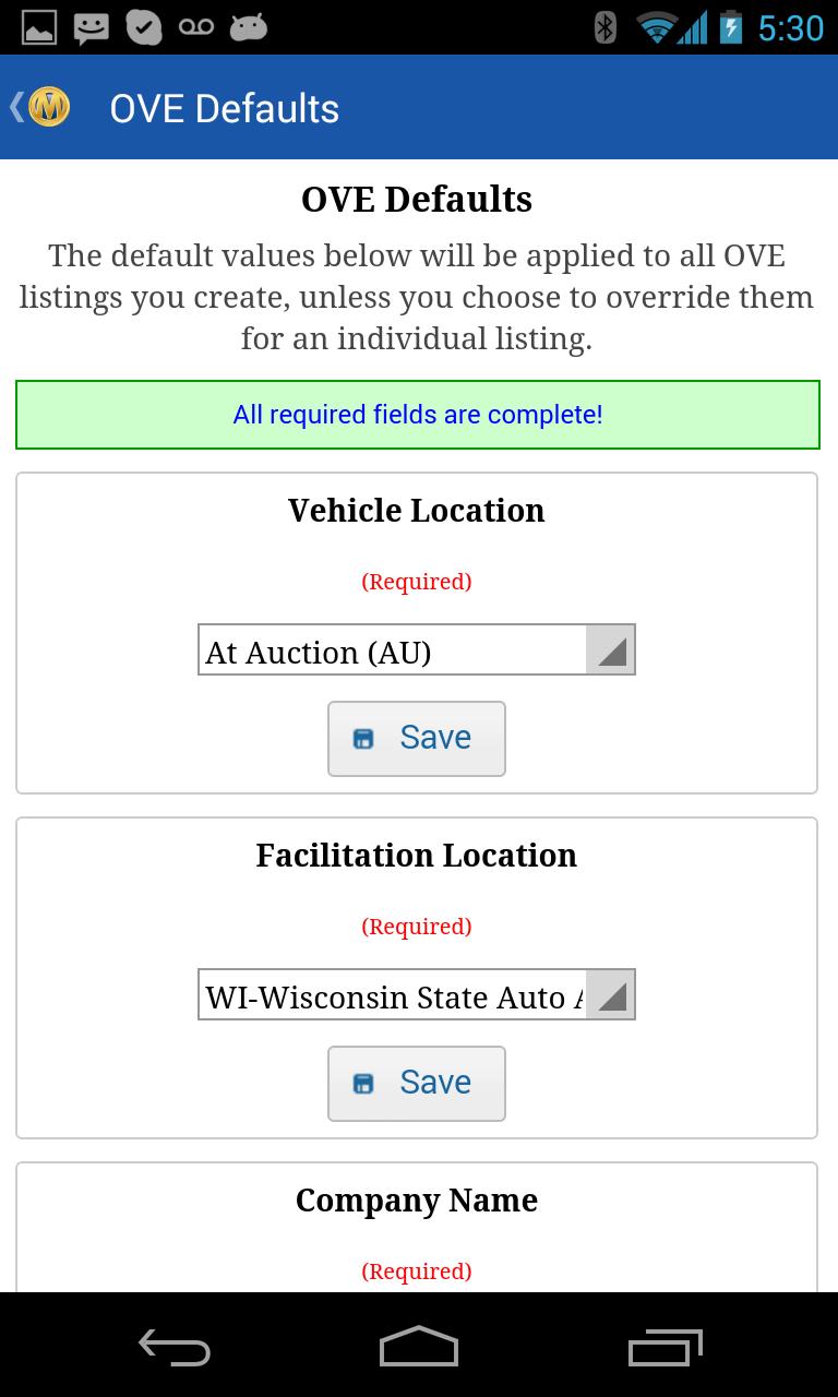 Manheim myMobileListing