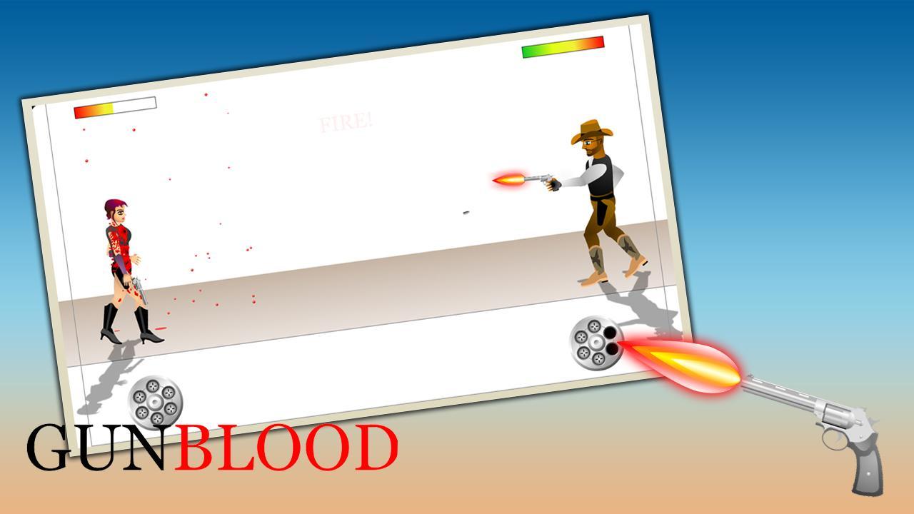 Western Cowboy Gun Blood 2