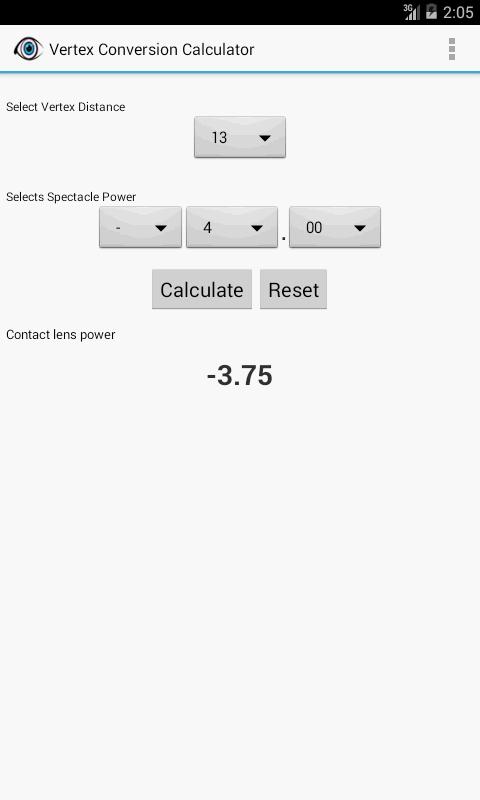 Contact Lens Conversion