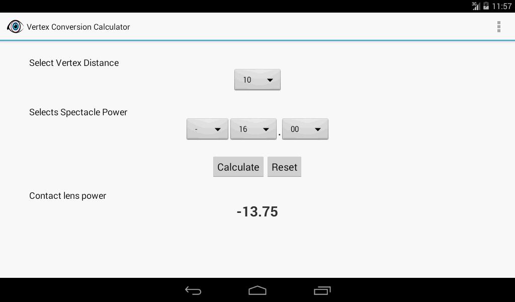 Contact Lens Conversion