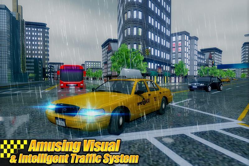 City Taxi Transport Driving 3D