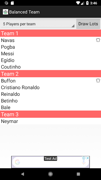 Balanced Team Generator