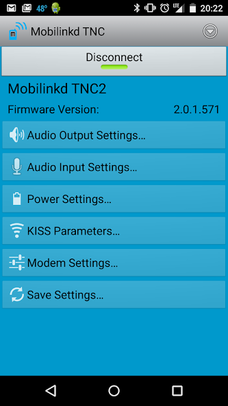 Mobilinkd TNC Config