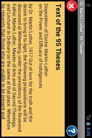 Martin Luther 95 Theses Reader