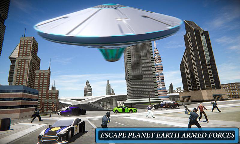 Alien Flying UFO Space Ship