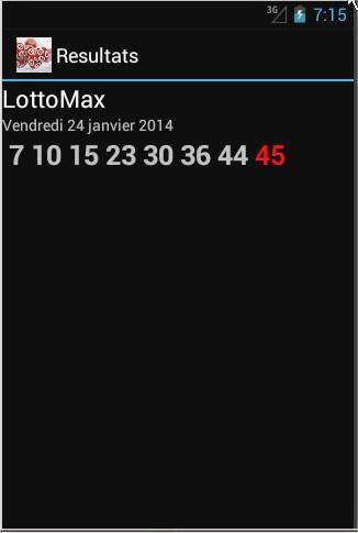 Results Lotto Quebec Canada
