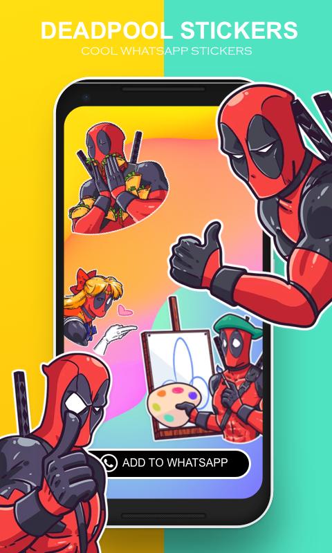 Deadpool WAstickerapps - chat stickers