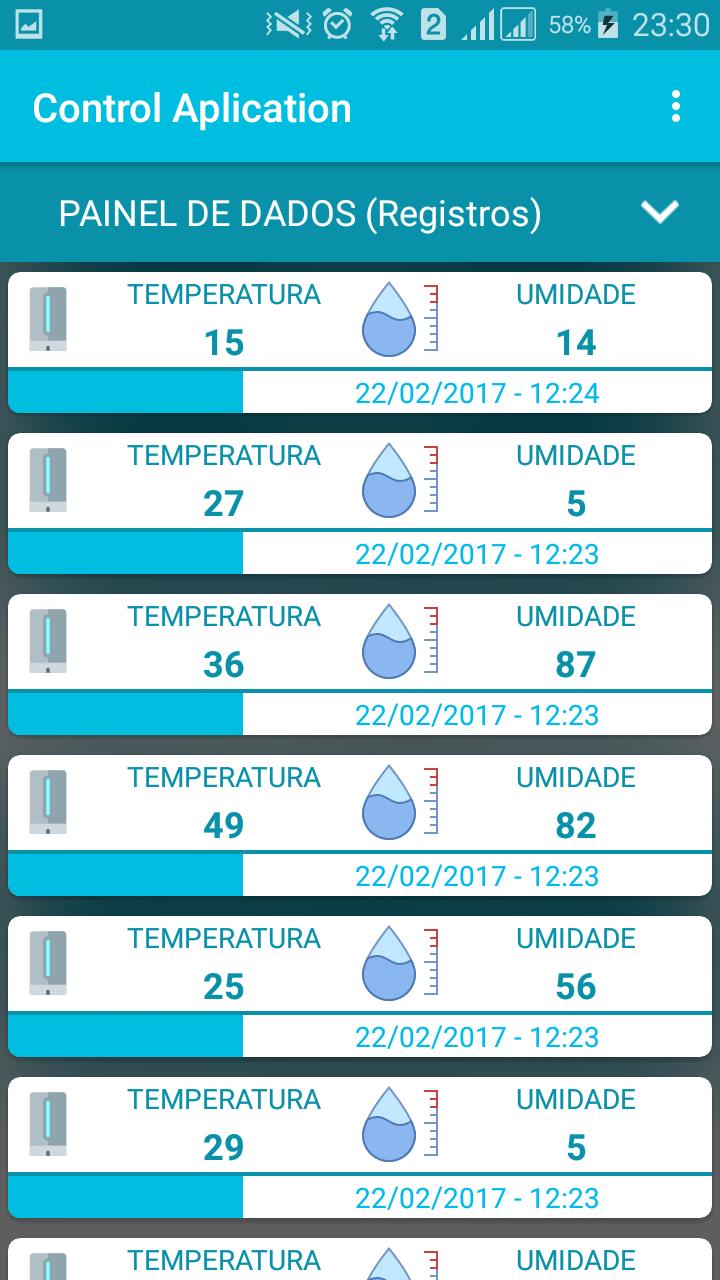 Interface Controle WiFi Temper