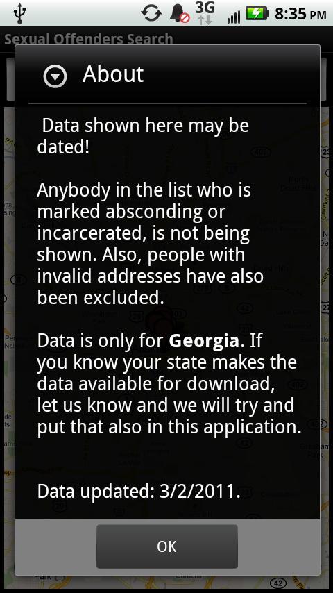 Sexual Offenders Search (GA)