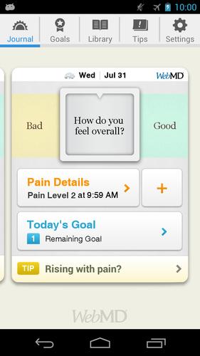 WebMD Pain Coach