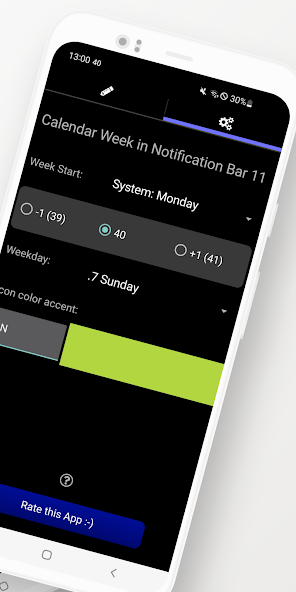 Calendar Week Number