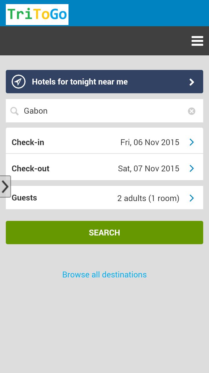 Hotels price Gabon tritogo.com