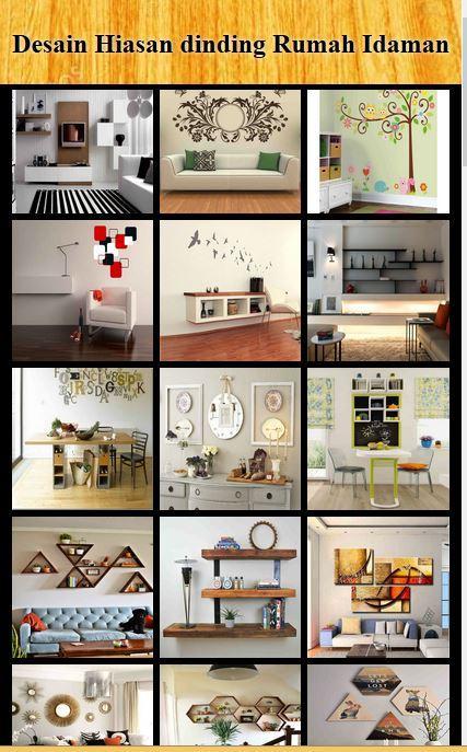 Desain Hiasan Dinding Rumah Idaman