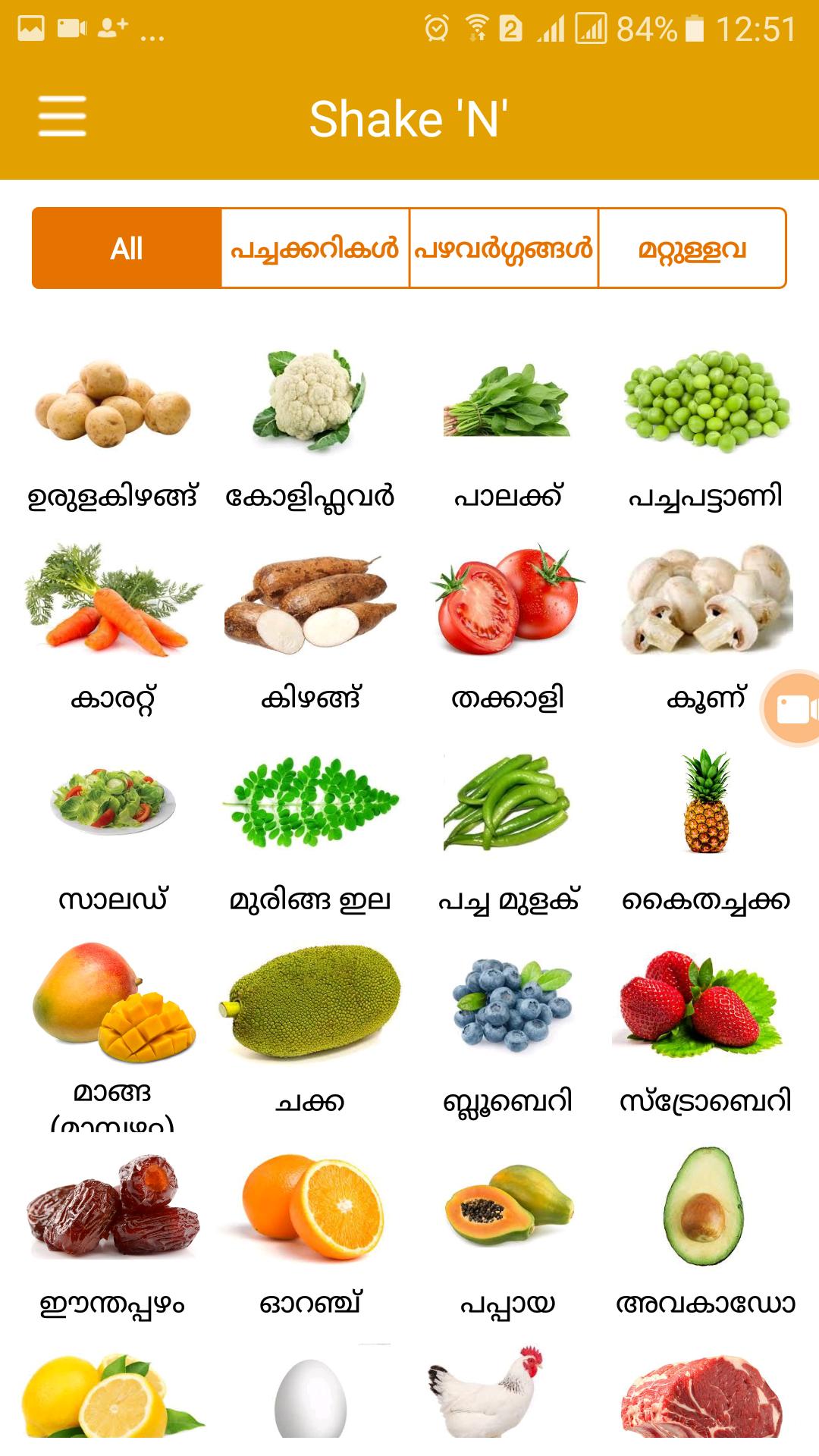 Kerala Food Recipes-Malayalam-