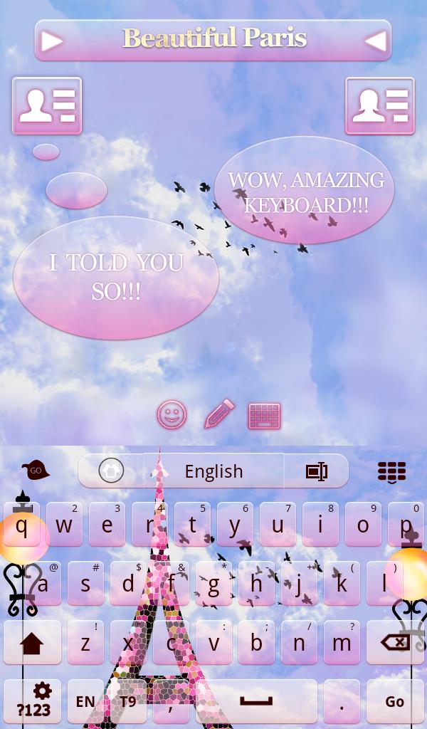 Beautiful Paris Keyboard