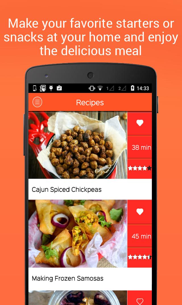 Starters & Snacks Diet recipes