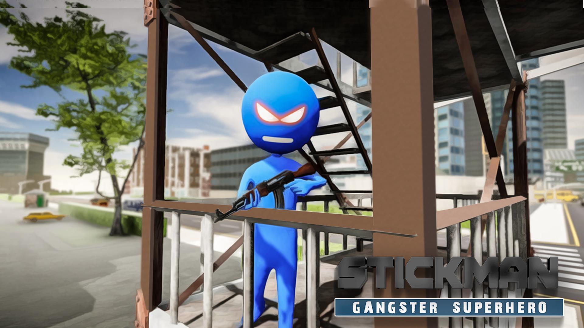 Stickman Gansgter Superhero
