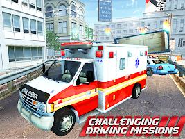 EMERGENCY AMBULANCE PARKING 3D