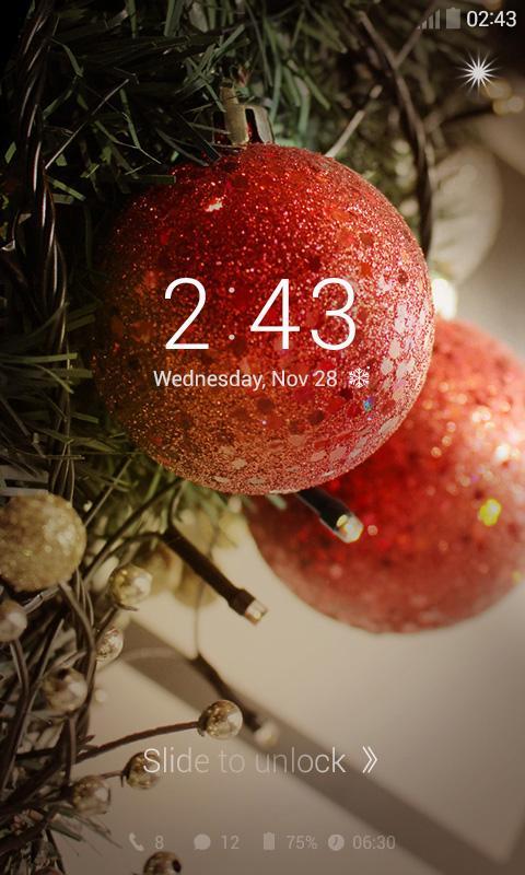 X-mas Photo Dodol Locker Theme