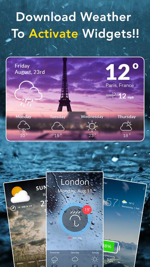 Amber Weather Widget
