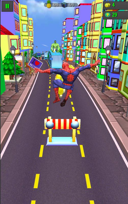 Subway Spider Adventure Run