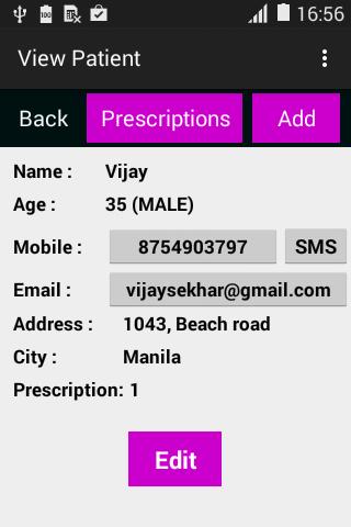 Opticals Patient Manager