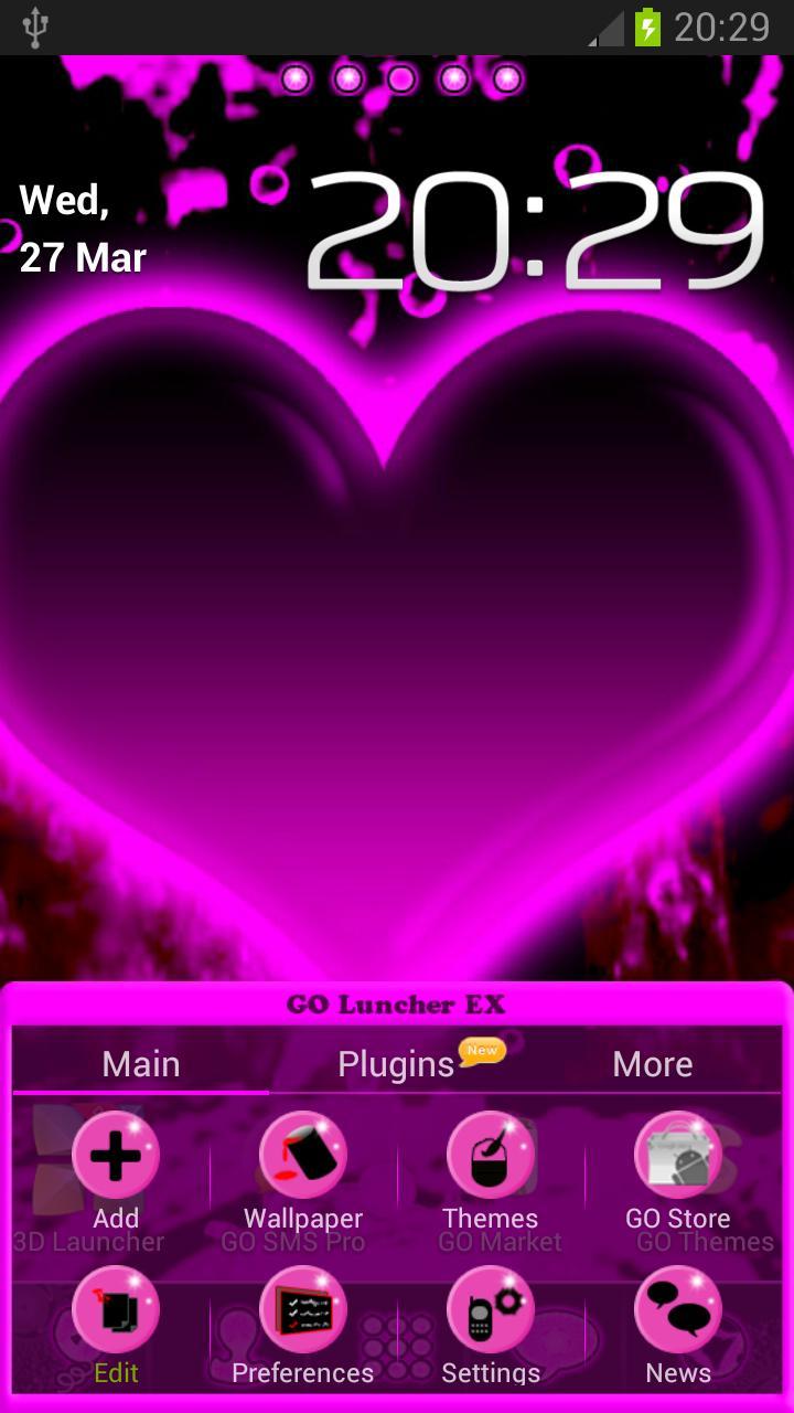 Hearts - GO Launcher Theme