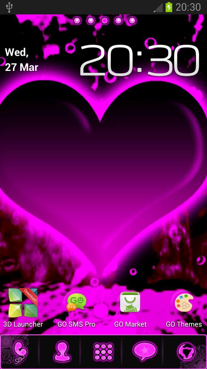 Hearts - GO Launcher Theme